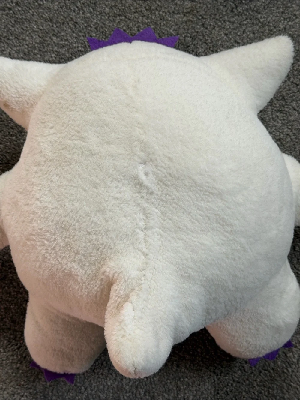 White gengar plush